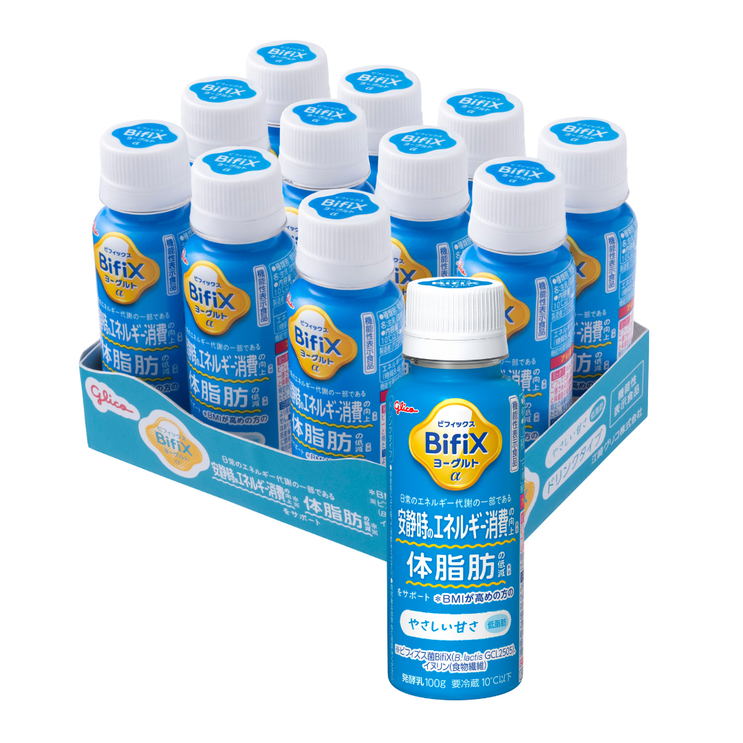 BifiXヨーグルトα ドリンクタイプ ＜やさしい甘さ・低脂肪＞ 100g12本