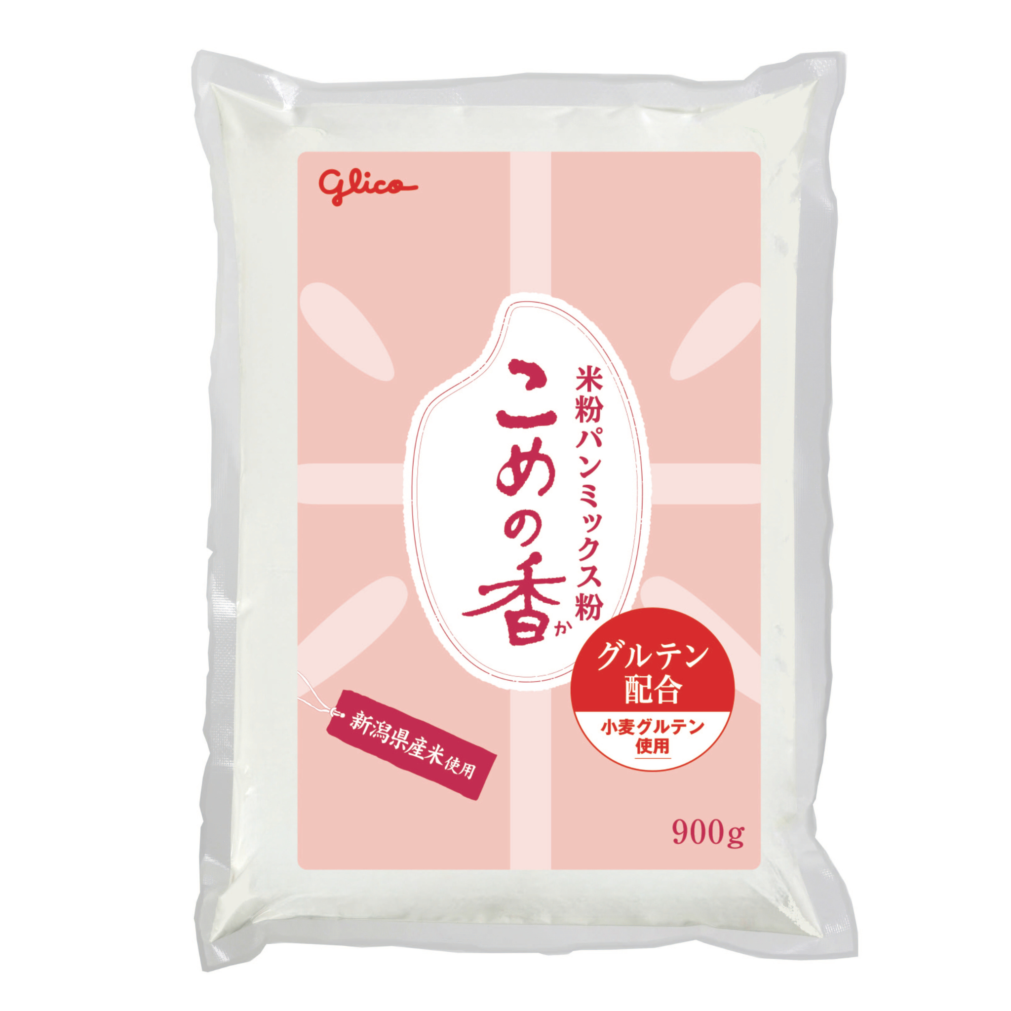 こめの香 米粉パンミックス粉 グルテン使用（900g×2袋） – グリコ