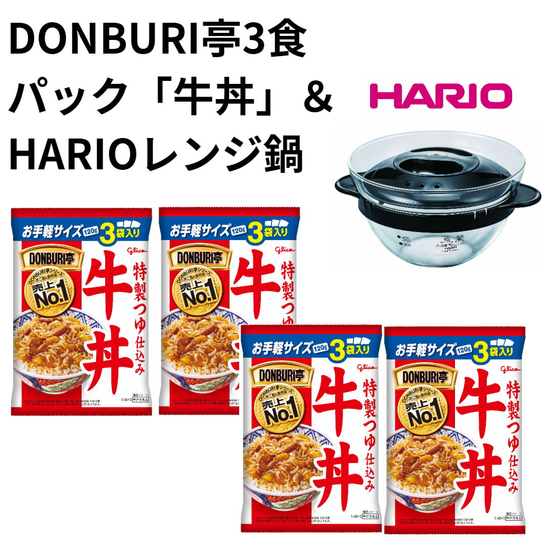 グリコ丼亭牛丼3食入り - その他 加工食品