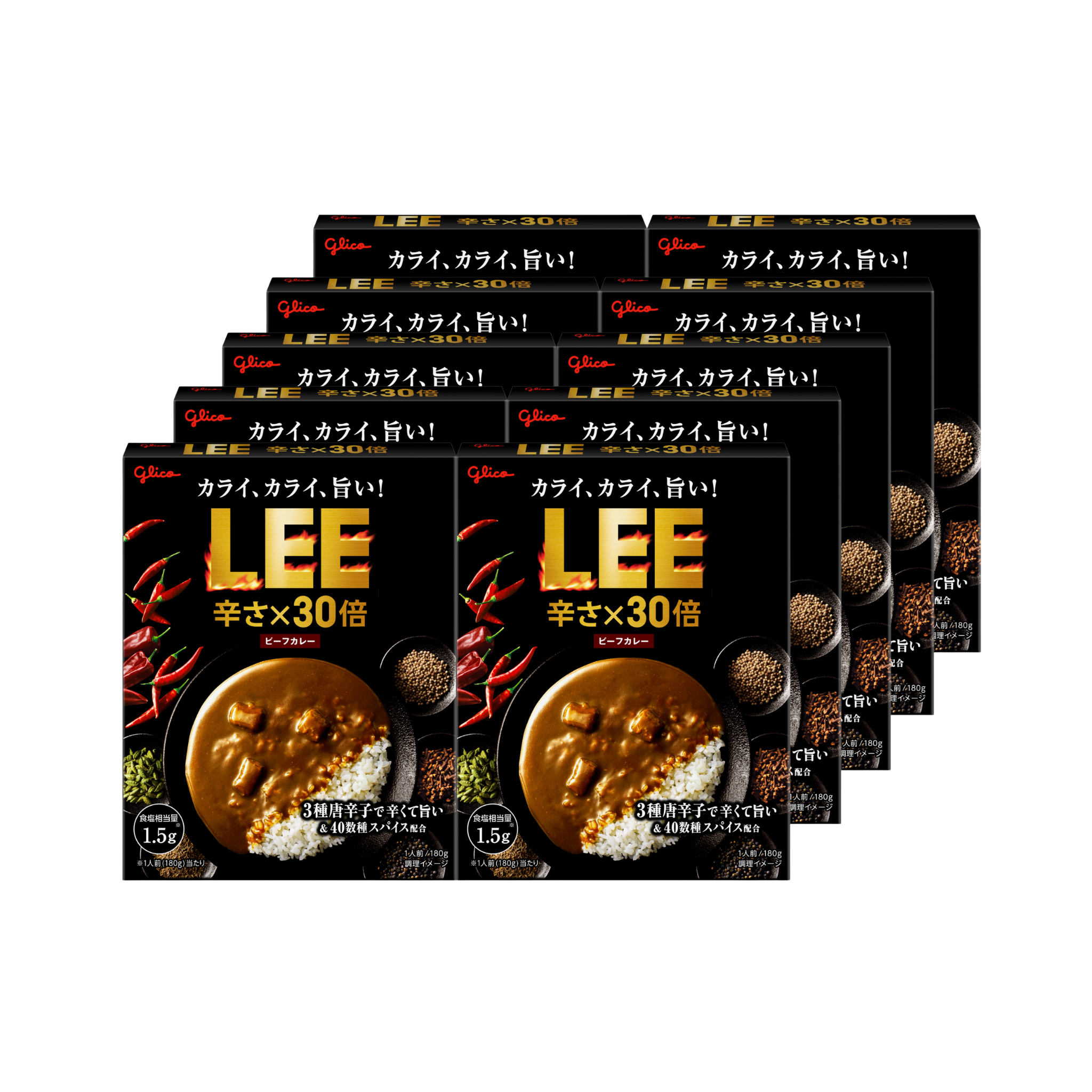 ビーフカレーLEE辛さ×30倍_25H – グリコダイレクトショップ