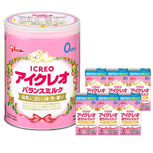 【新品未開封】グリコ　アイクレオバランスミルク　800g×6缶 Amazon.co.jp: アイクレオ バランスミルク 800g×8缶 江崎グリコ