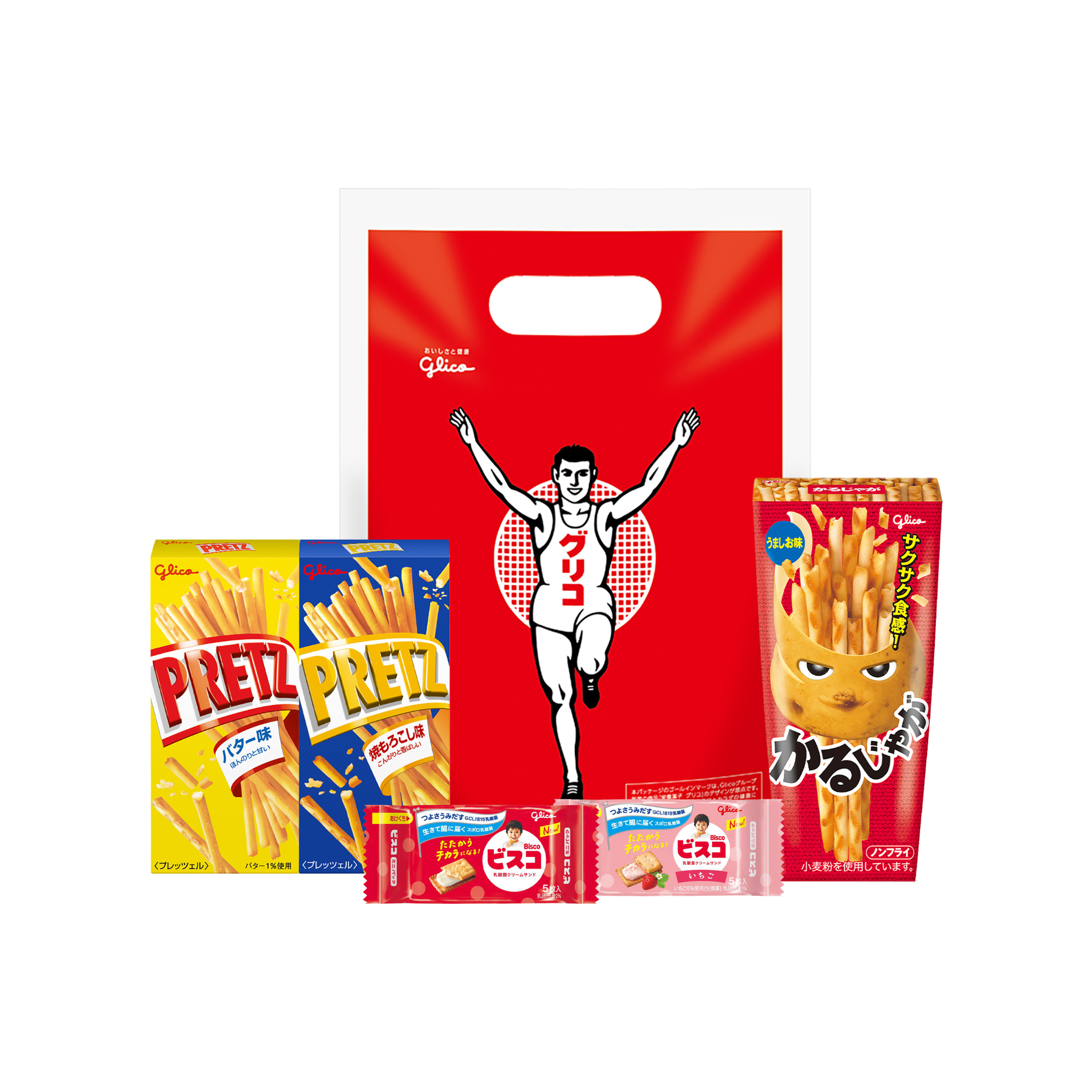 グリコの商品一覧ページ