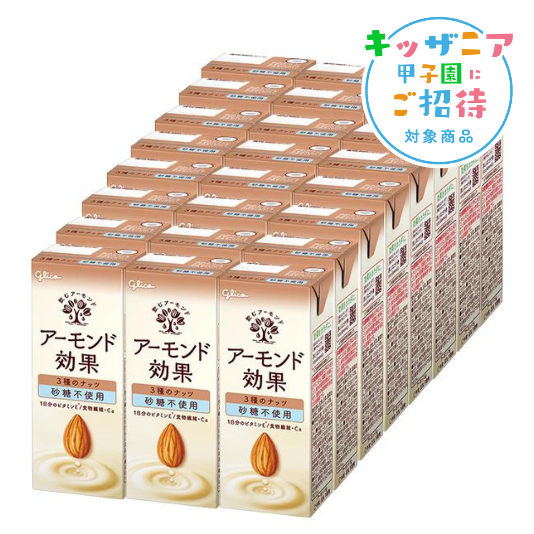 【定期】アーモンド効果 3種のナッツ砂糖不使用 24本　キッザニアチケットプレゼント対象商品