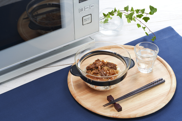 DONBURI亭3食パック「牛丼」＆HARIOレンジ鍋セット｜【公式】グリコ