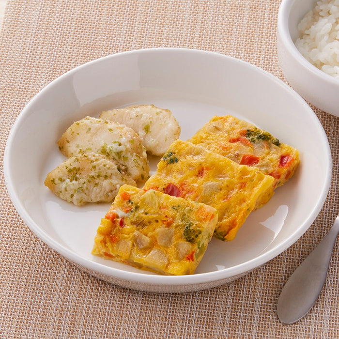 cotote たらの磯辺焼きとイタリア風オムレツ